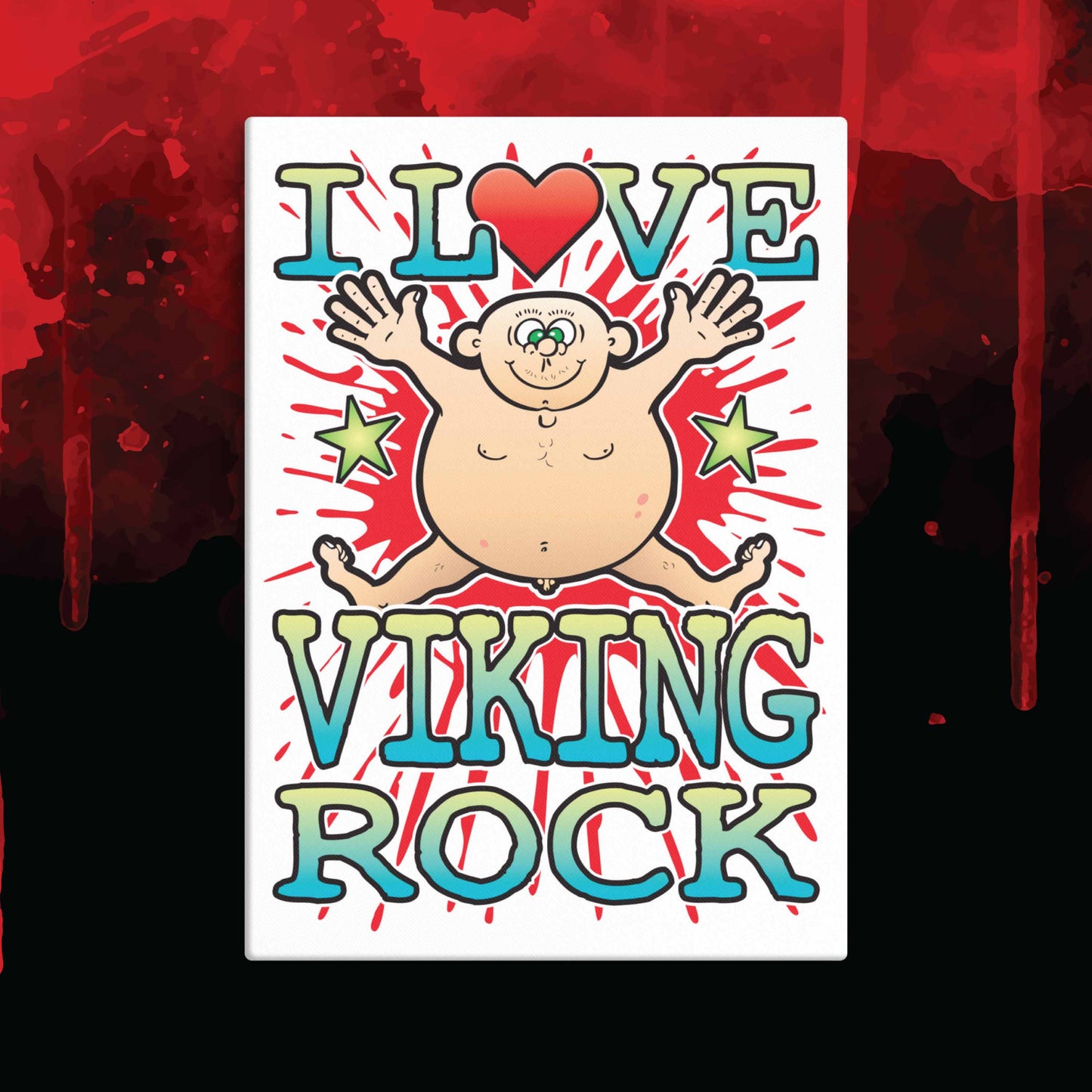 Viking Rock 51x71cm Canvas Print