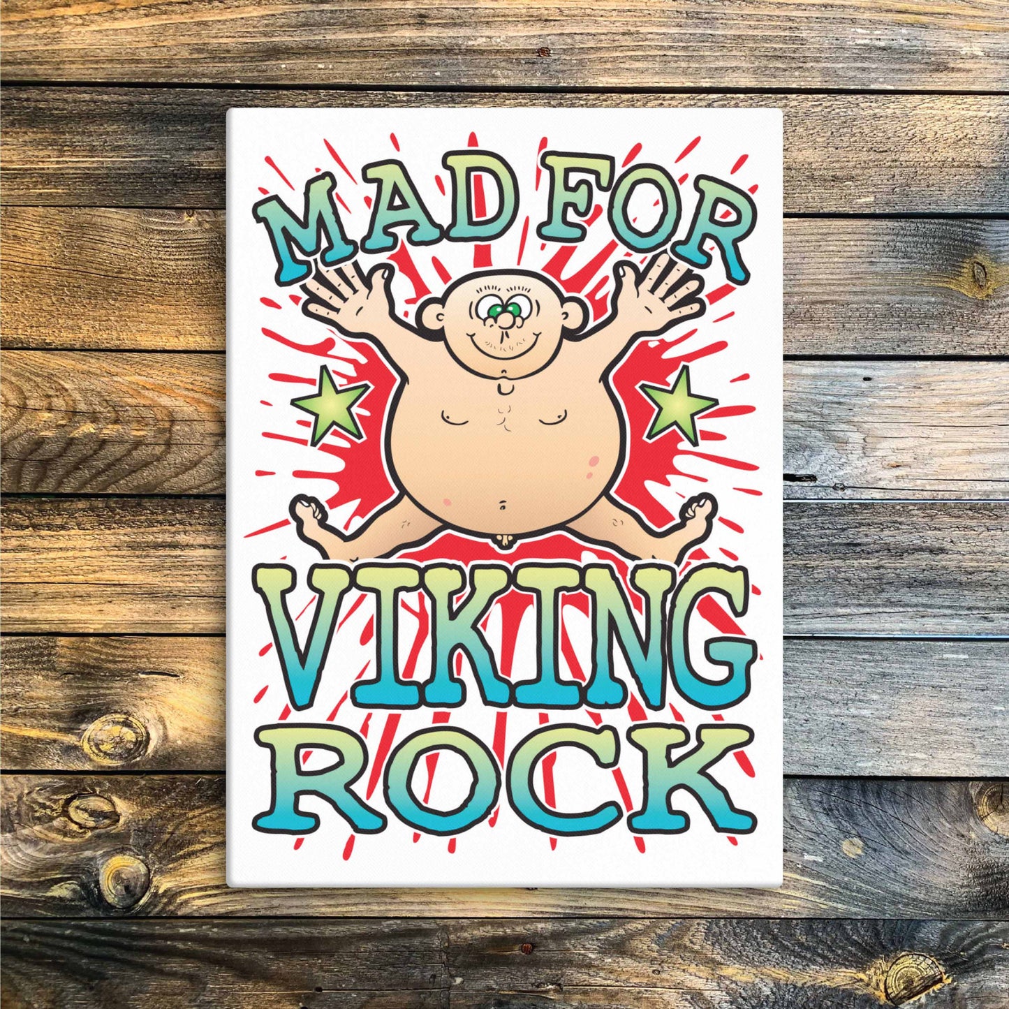 Viking Rock Canvas Print 30x40cm