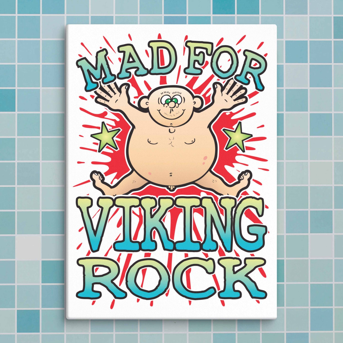 Viking Rock Canvas Print 30x40cm