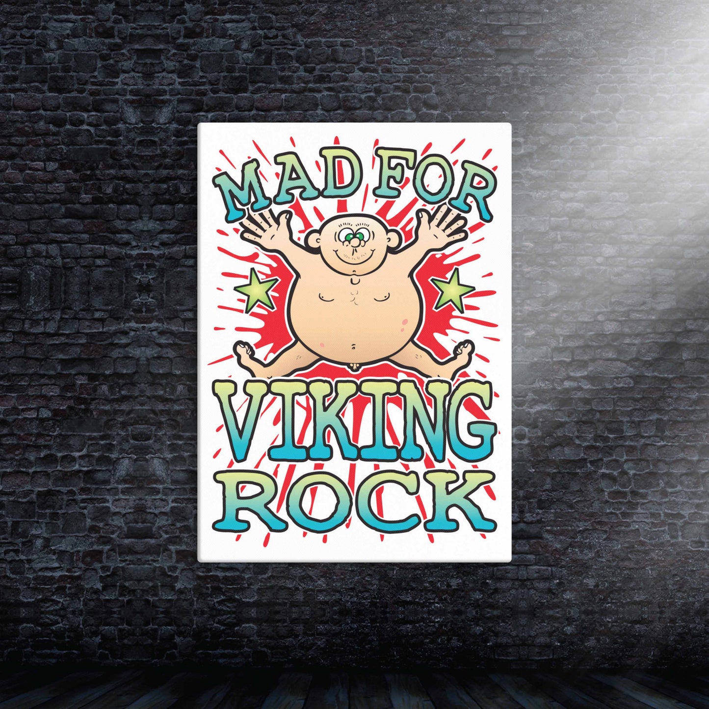 Viking Rock Canvas Print 30x40cm