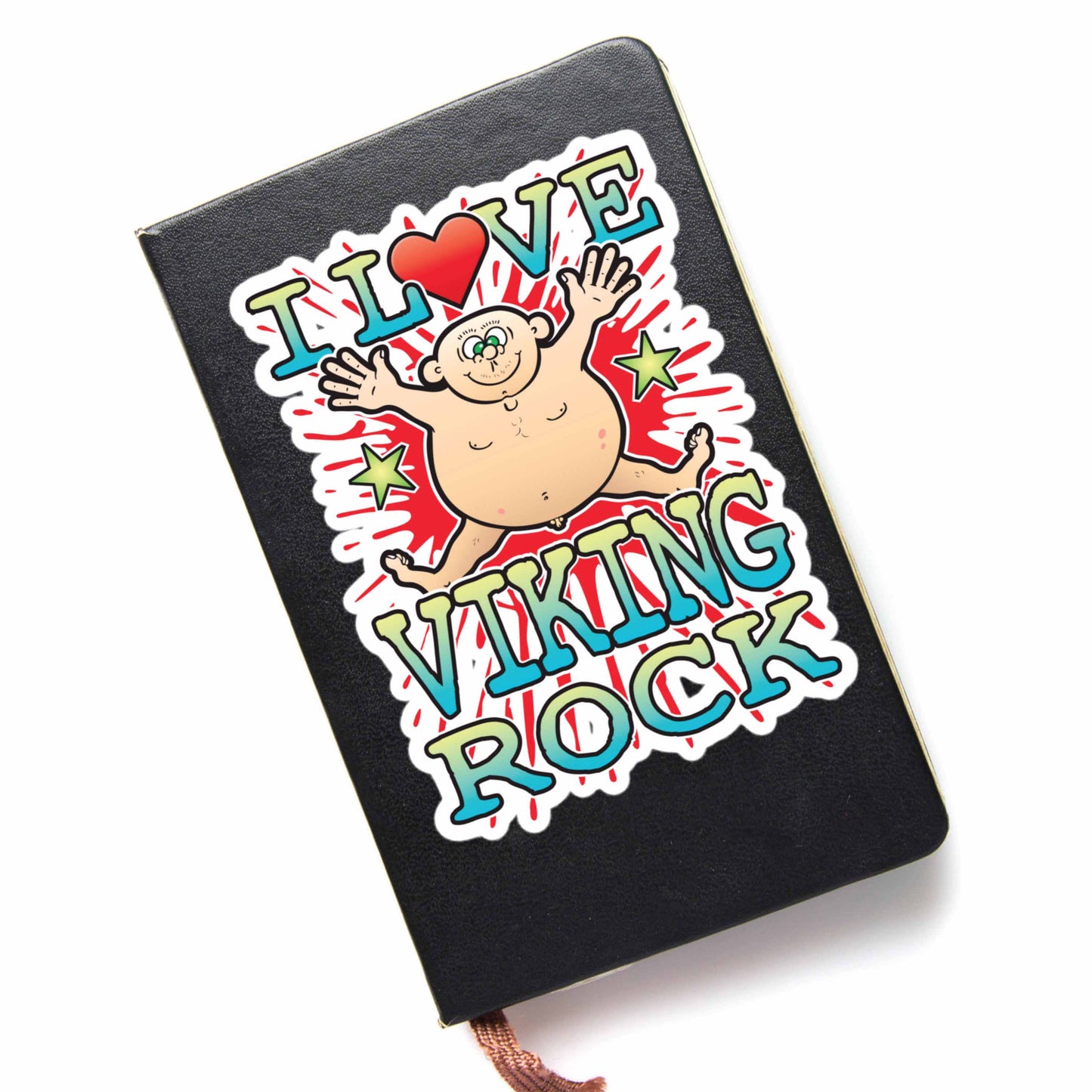 Viking Rock Vinyl Kiss-Cut Sticker / 14 x 10cm