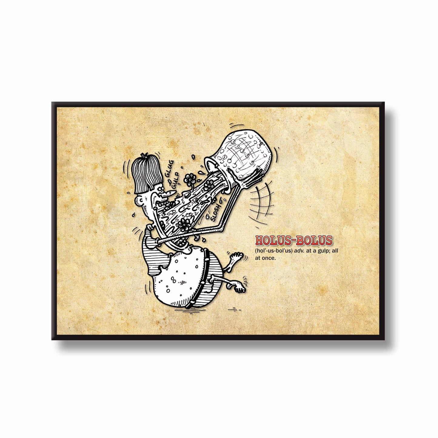 Holus-Bolus Cartoon Art Print