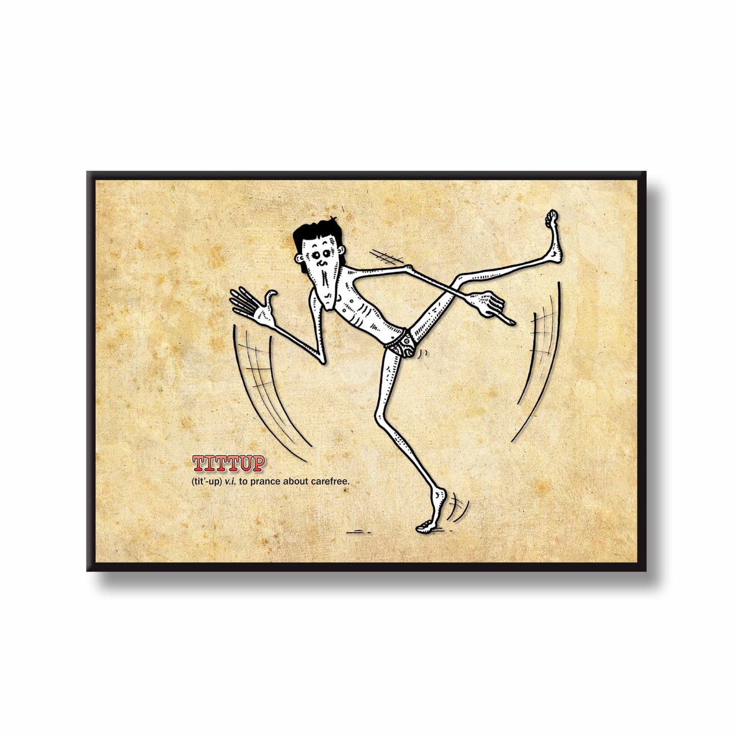 Tittup Cartoon Art Print