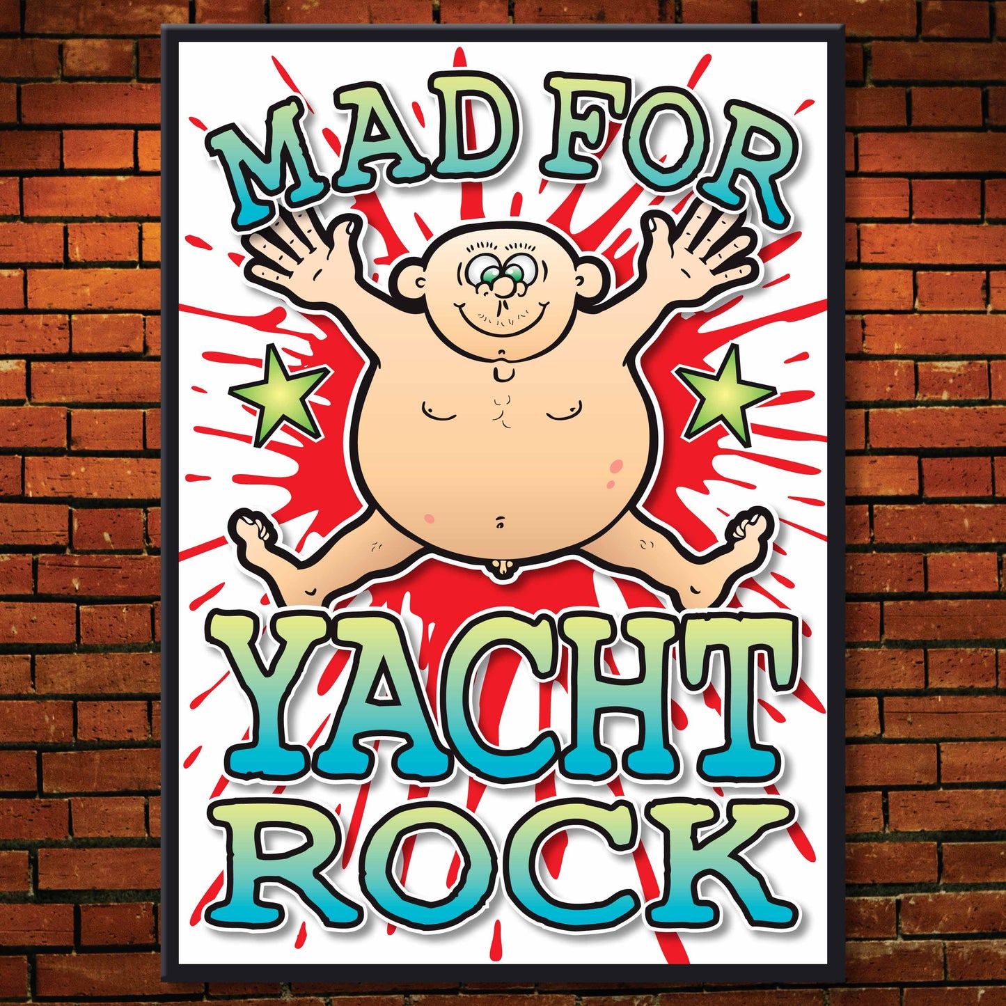 Yacht Rock Art Print / Mad For Music Poster / Wall Décor