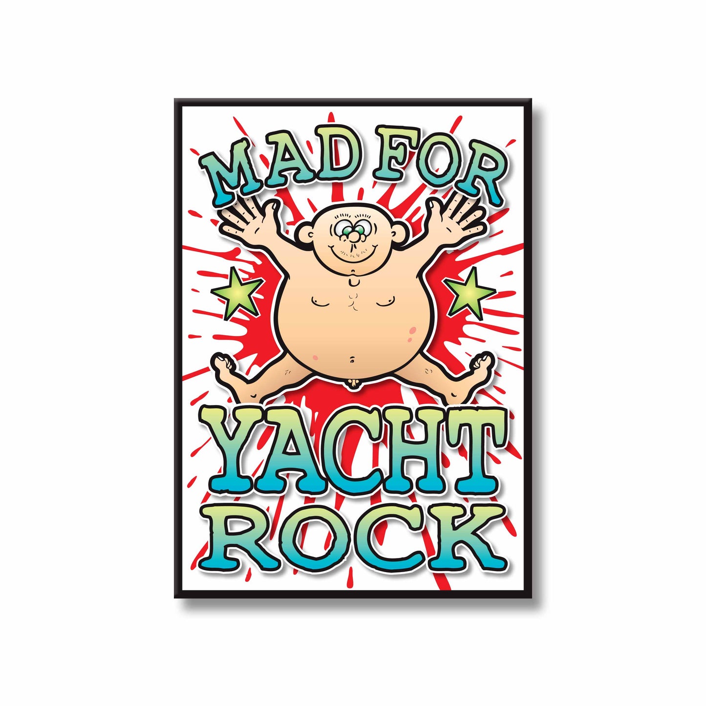 Yacht Rock Art Print / Mad For Music Poster / Wall Décor