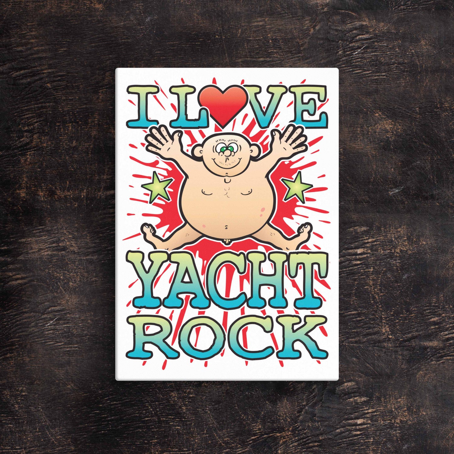 Yacht Rock 51x71cm Canvas Print