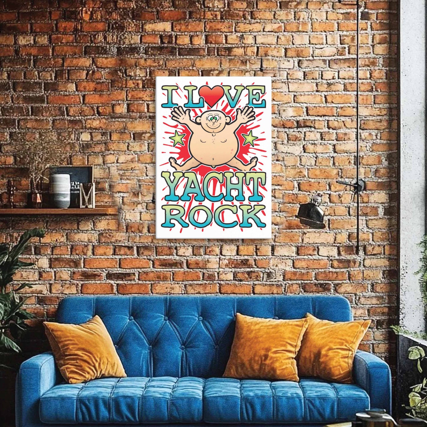 Yacht Rock 51x71cm Canvas Print