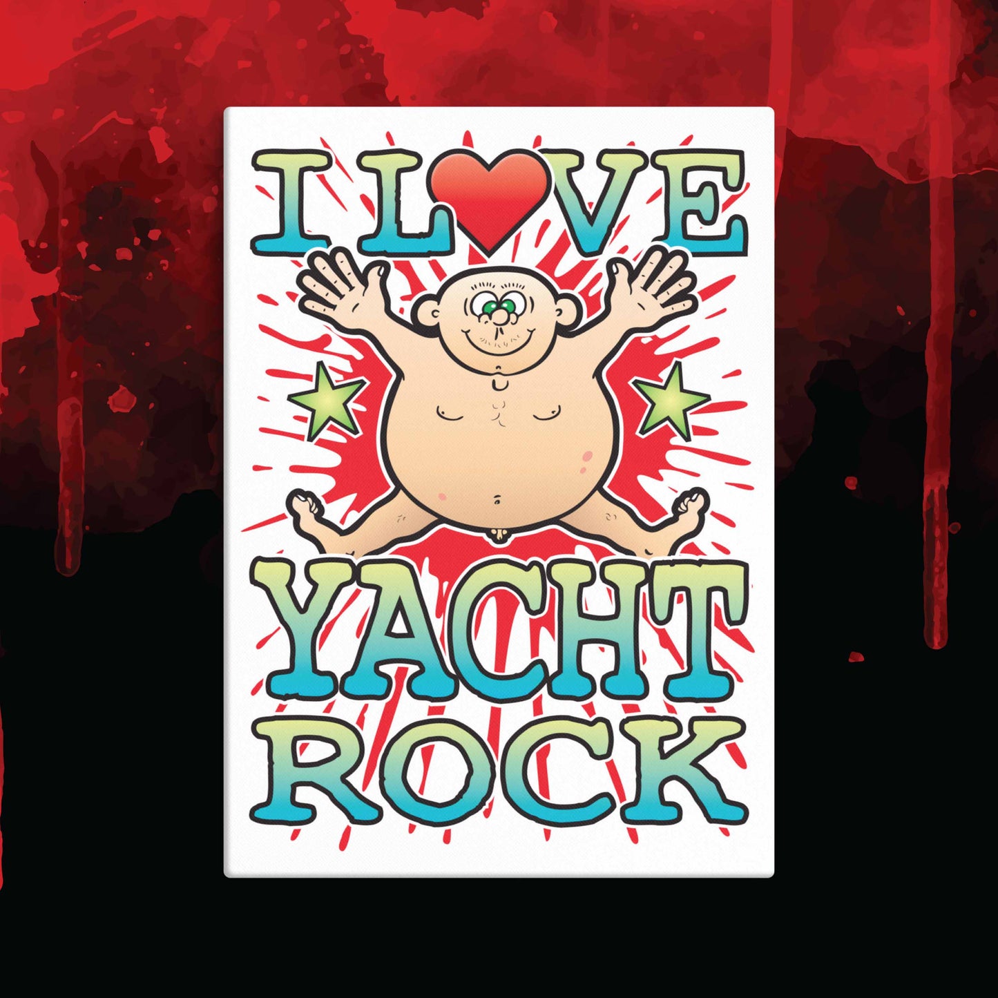 Yacht Rock 51x71cm Canvas Print