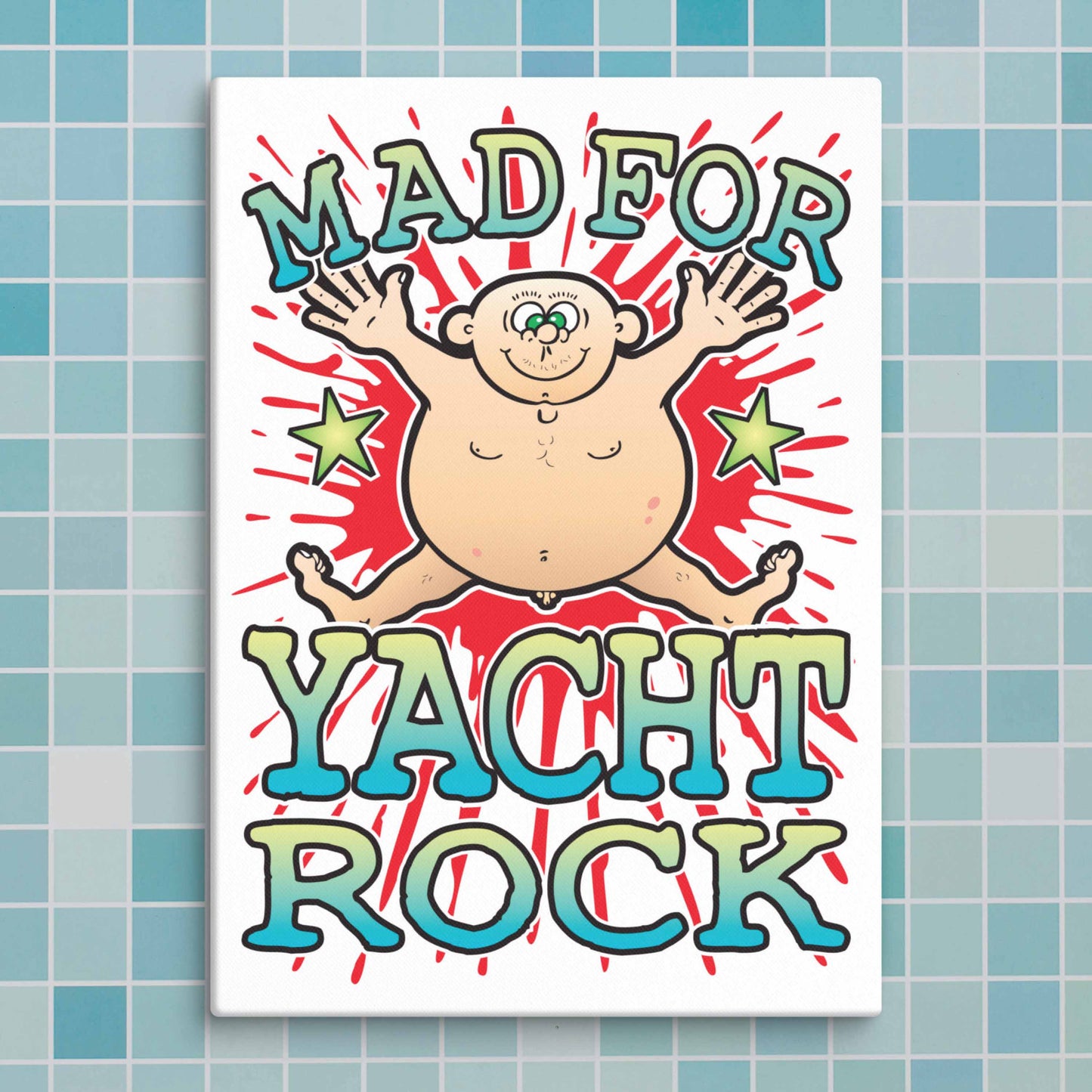 Yacht Rock Canvas Print 30x40cm