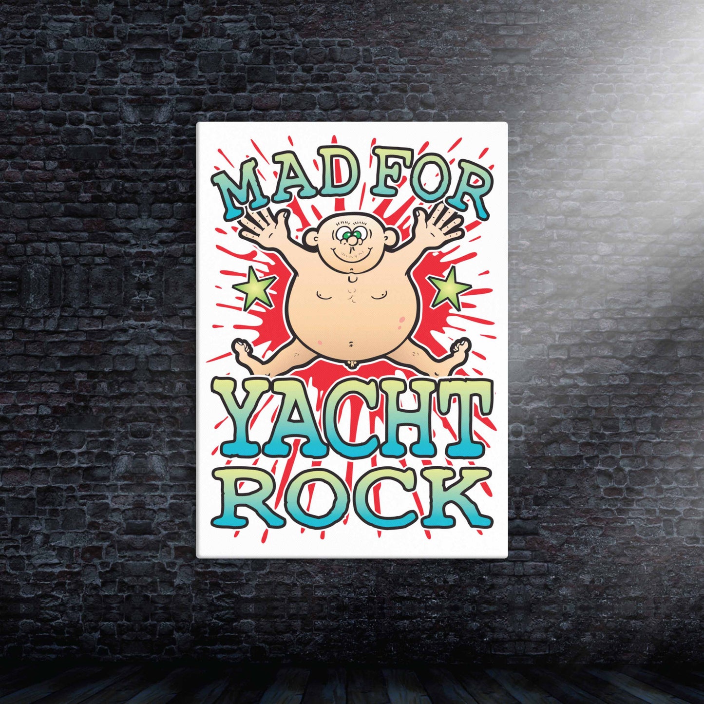 Yacht Rock Canvas Print 30x40cm