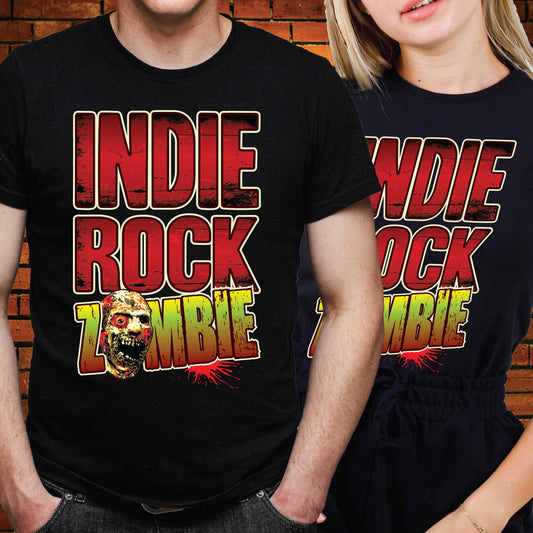 Indie Rock Zombie Cotton T-Shirt