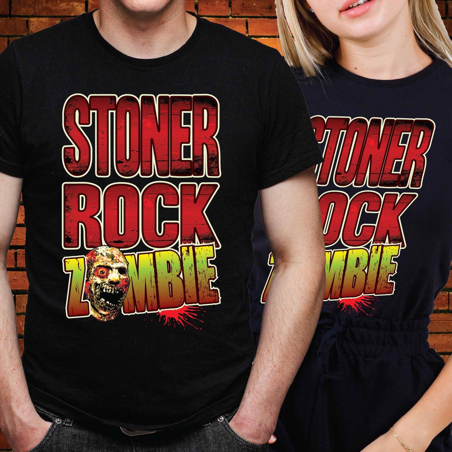 Stoner Rock Zombie Cotton T-Shirt