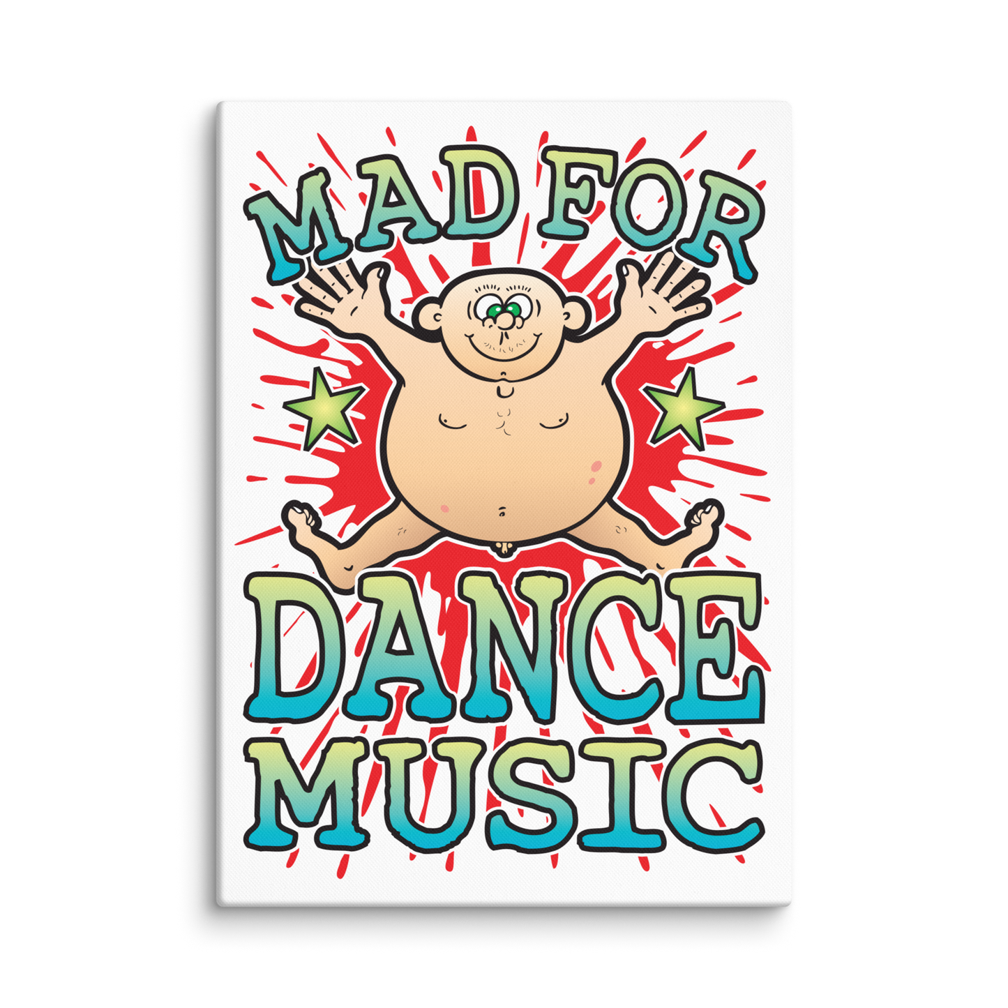 Dance Music Canvas Print 30x40cm