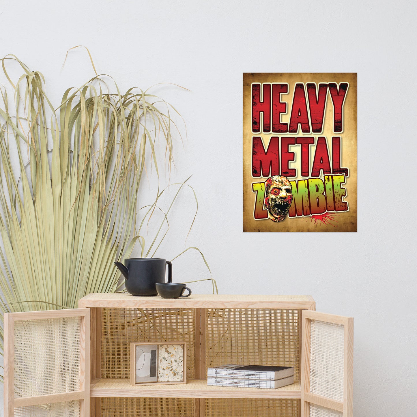 Heavy Metal Zombie Poster 50 x 70cm