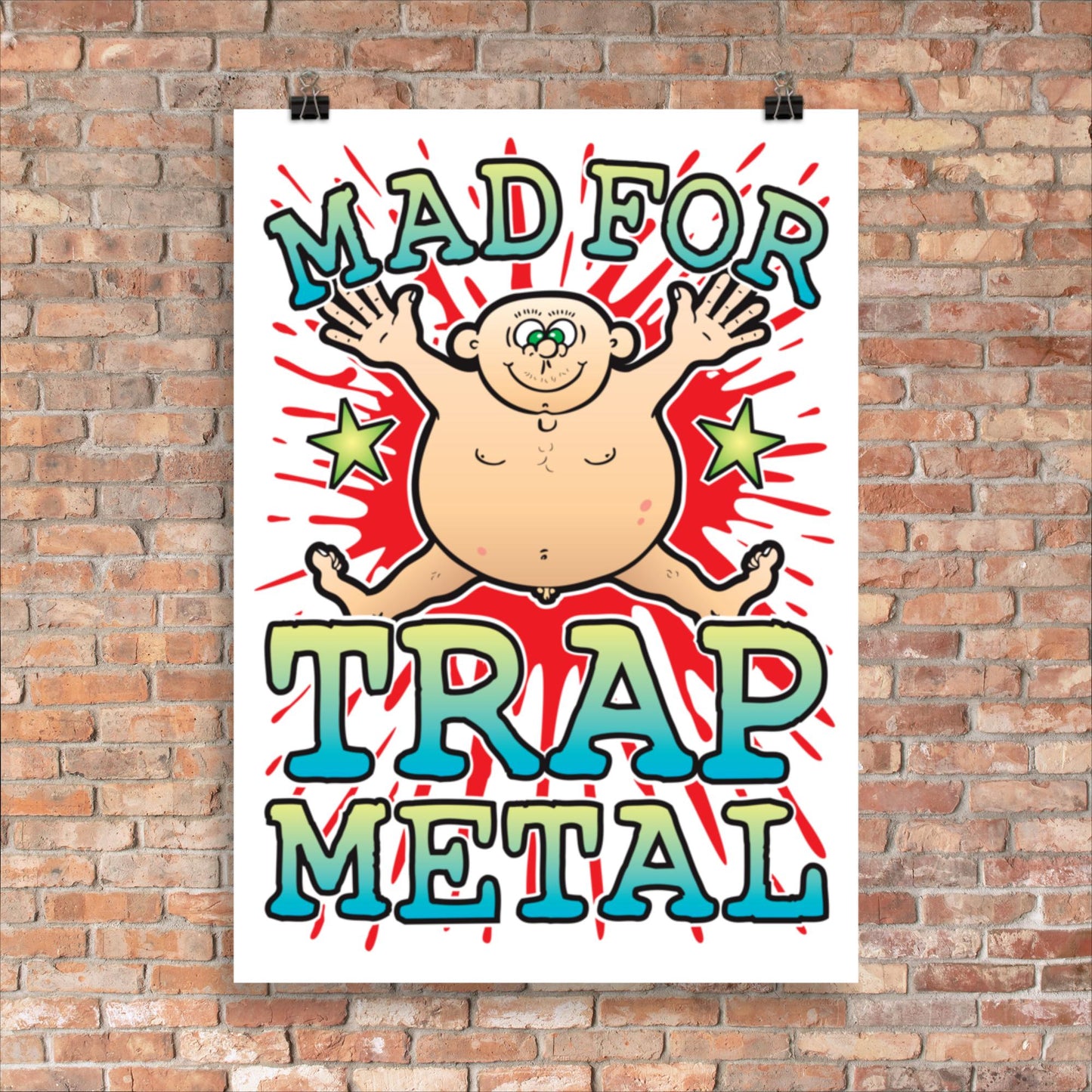 Trap Metal 50x70cm Wall Art / Mad For Music Poster