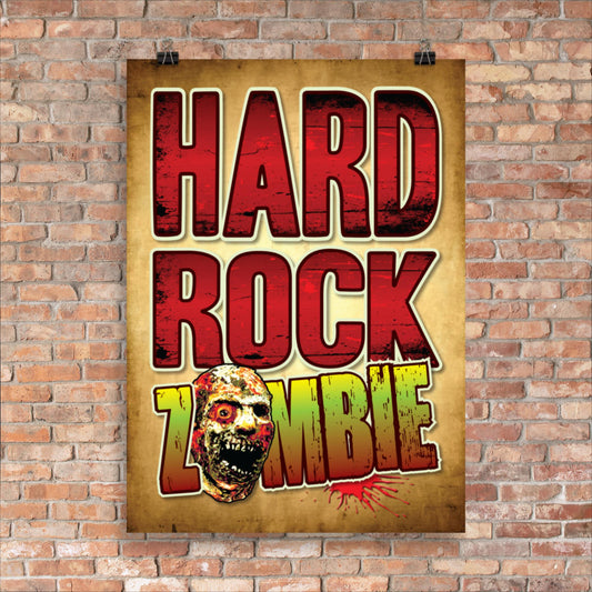 Hard Rock Zombie Poster 50 x 70cm