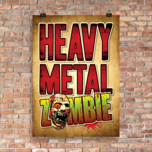 Heavy Metal Zombie Poster 50 x 70cm