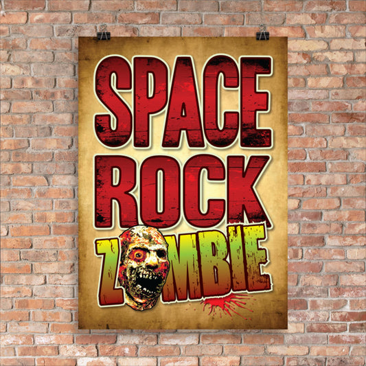 Space Rock Zombie Poster 50 x 70cm