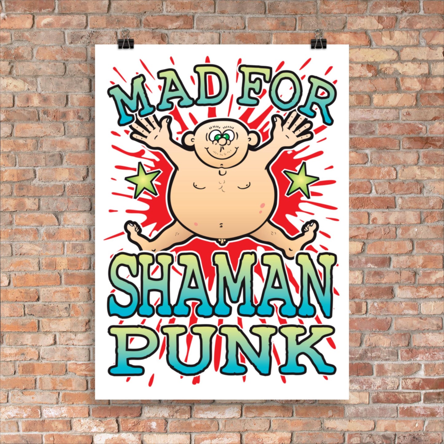 Shaman Punk 50x70cm Wall Art / Mad For Music Poster