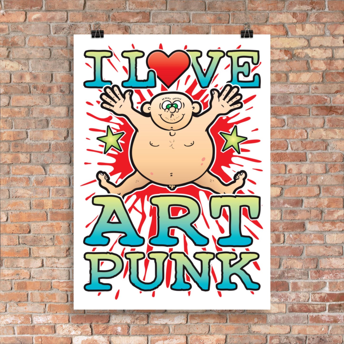 Art Punk 50x70cm Wall Art / Love Music Poster