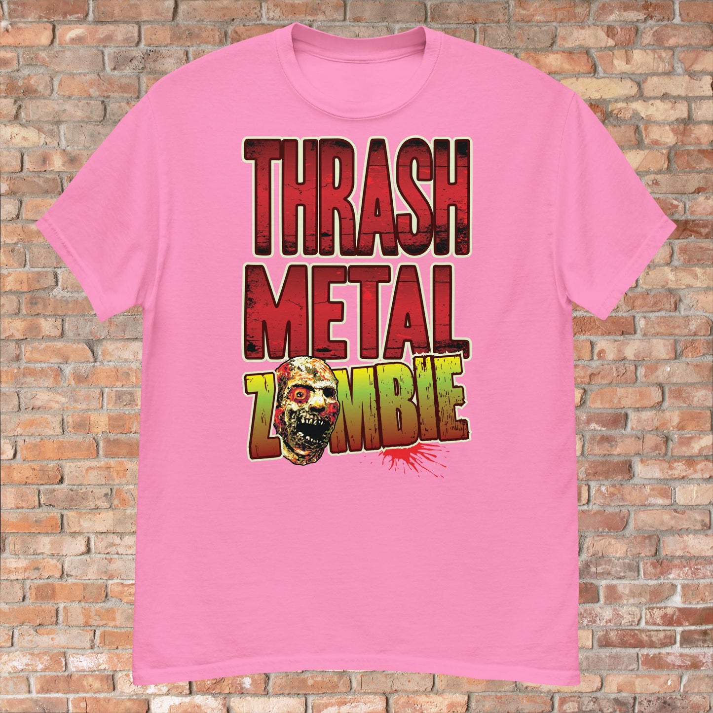 Thrash Metal Zombie Cotton T-Shirt