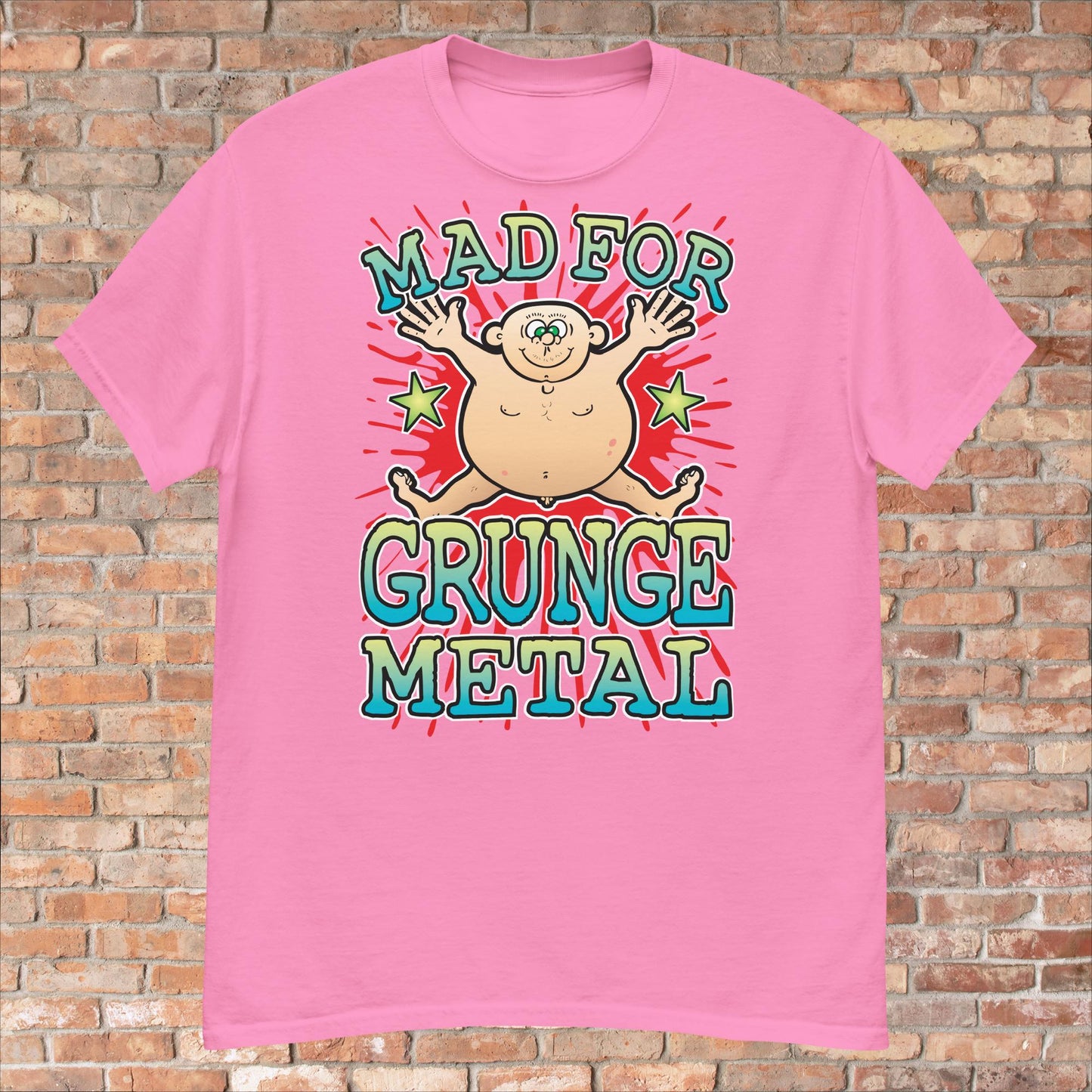 Grunge Metal Cotton T-Shirt