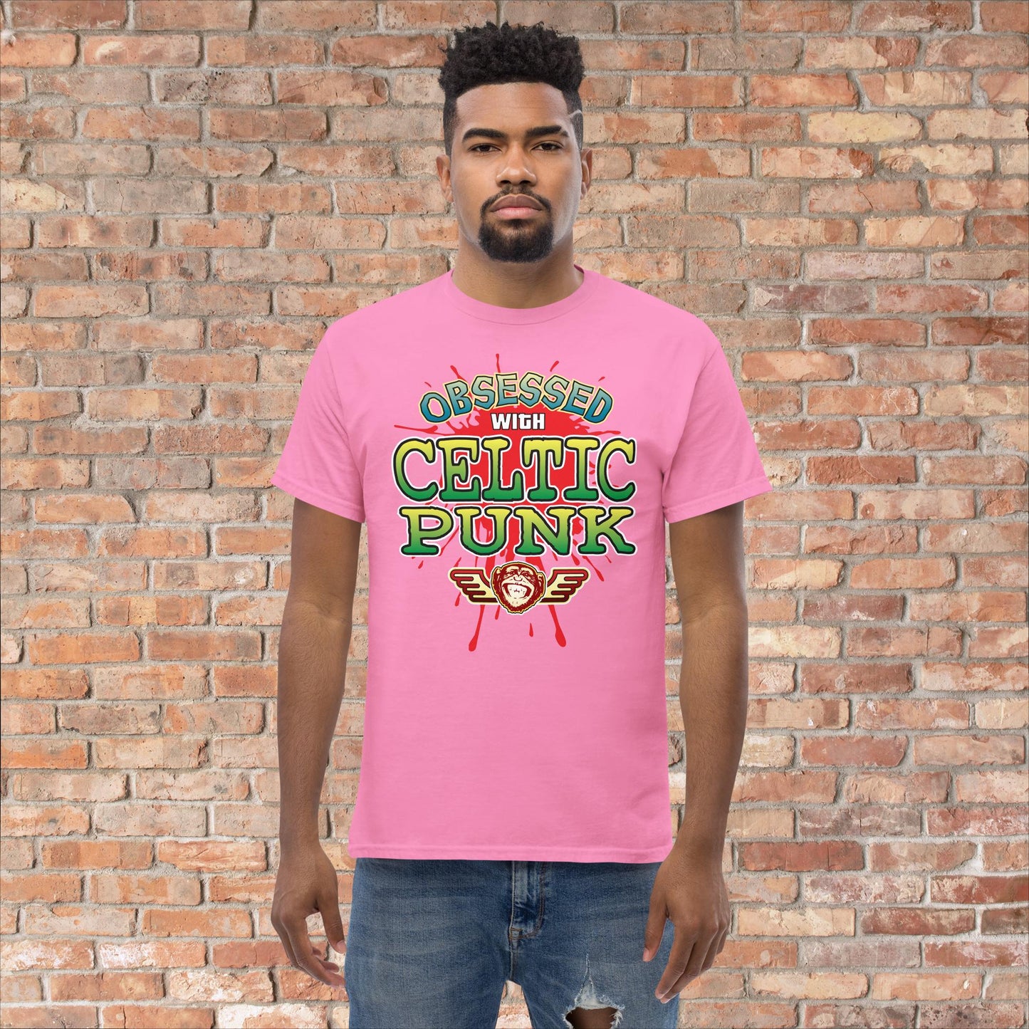 Celtic Punk Obsessed Cotton T-Shirt