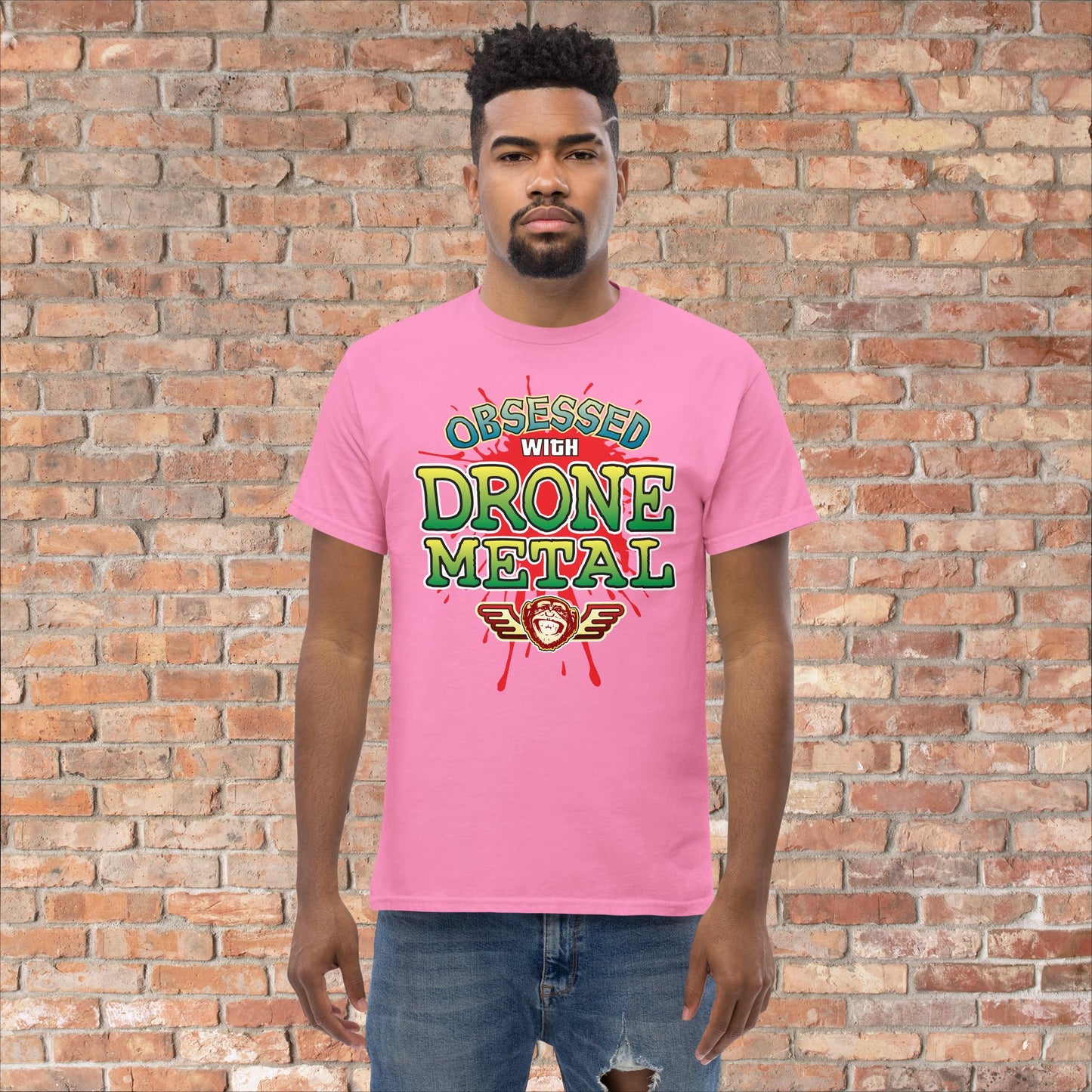 Drone Metal Obsessed Cotton T-Shirt