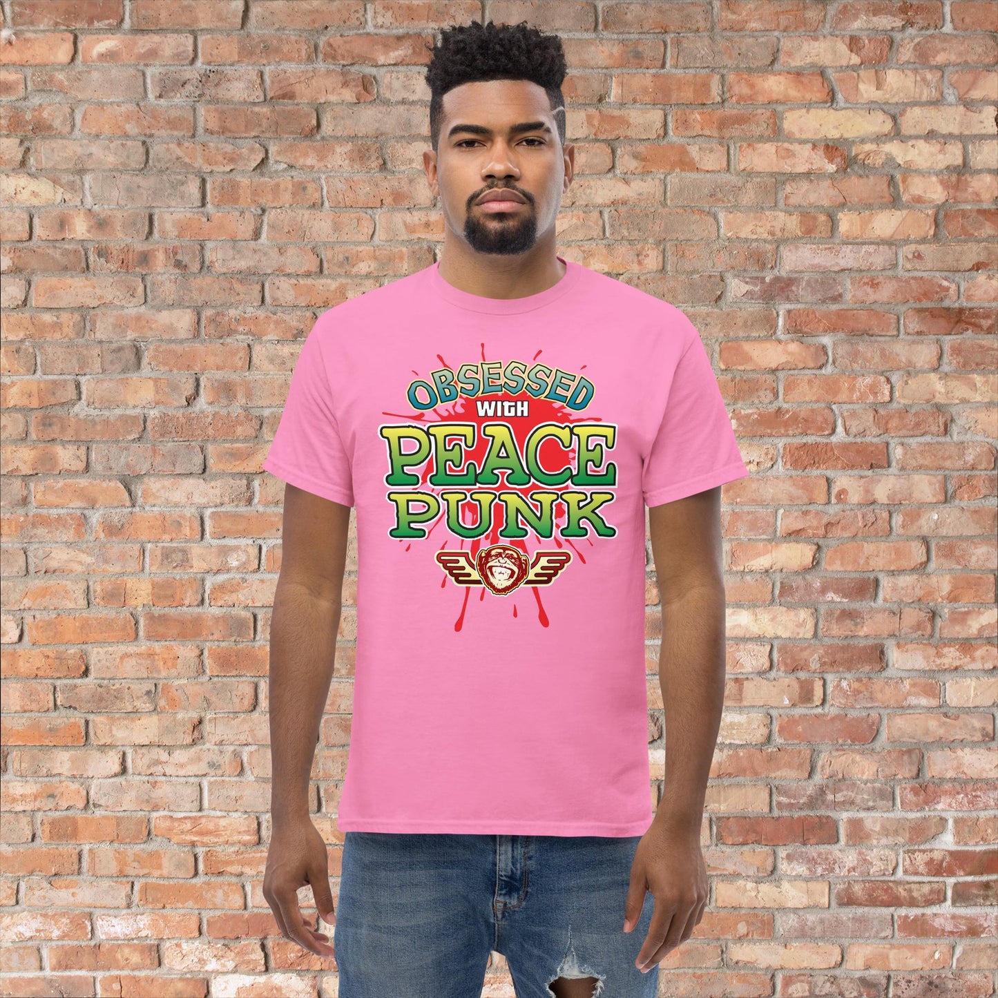 Peace Punk Obsessed Cotton T-Shirt