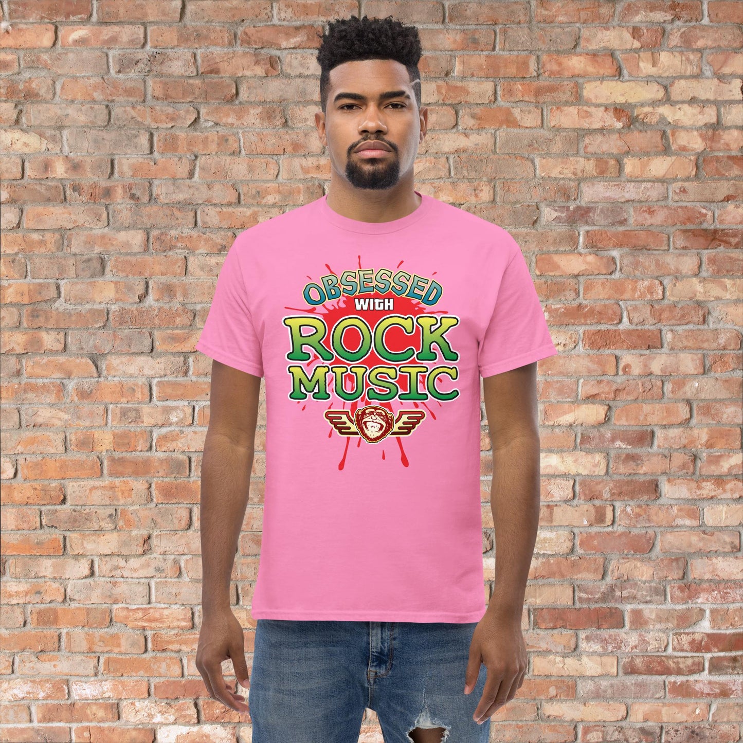 Rock Music Obsessed Cotton T-Shirt