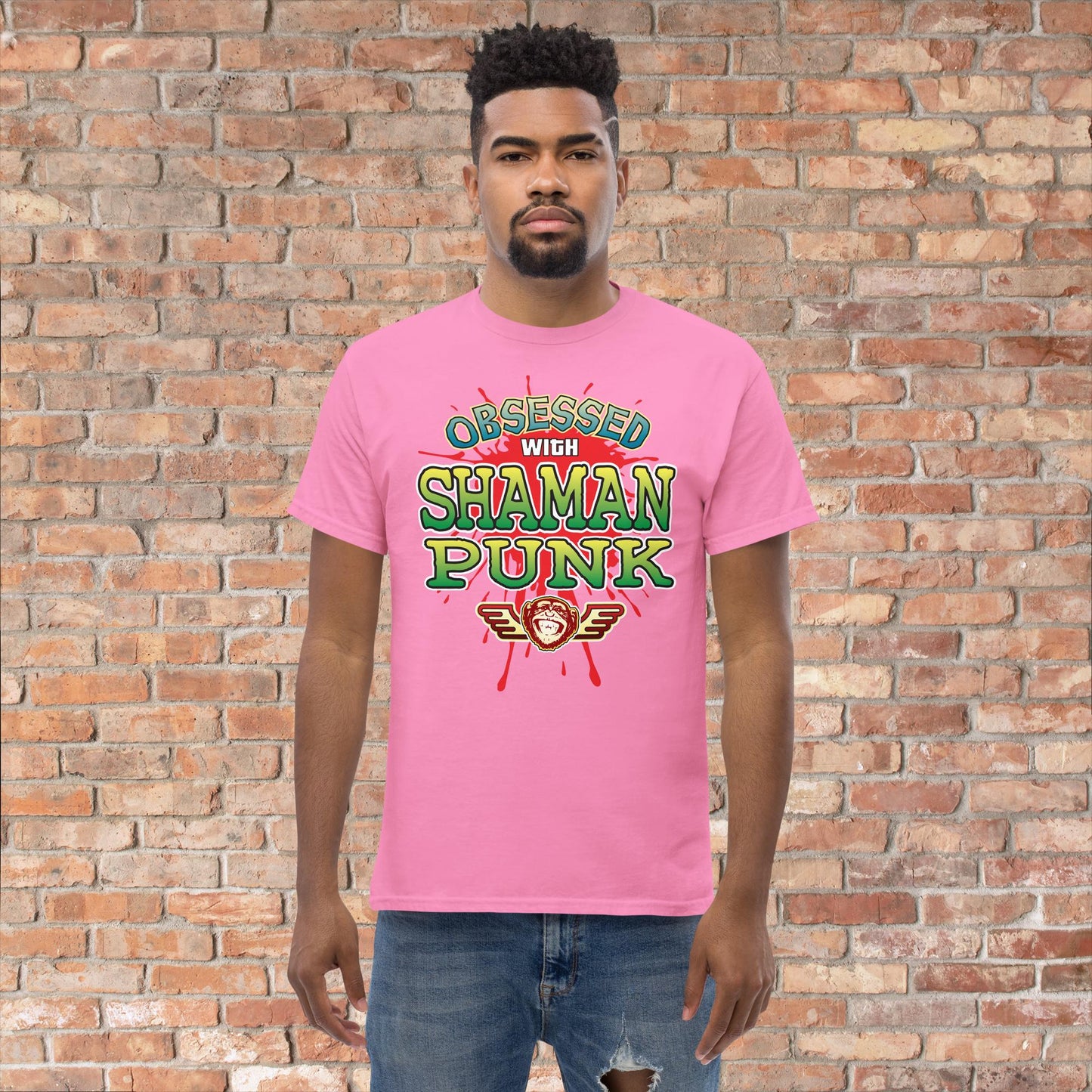 Shaman Punk Obsessed Cotton T-Shirt