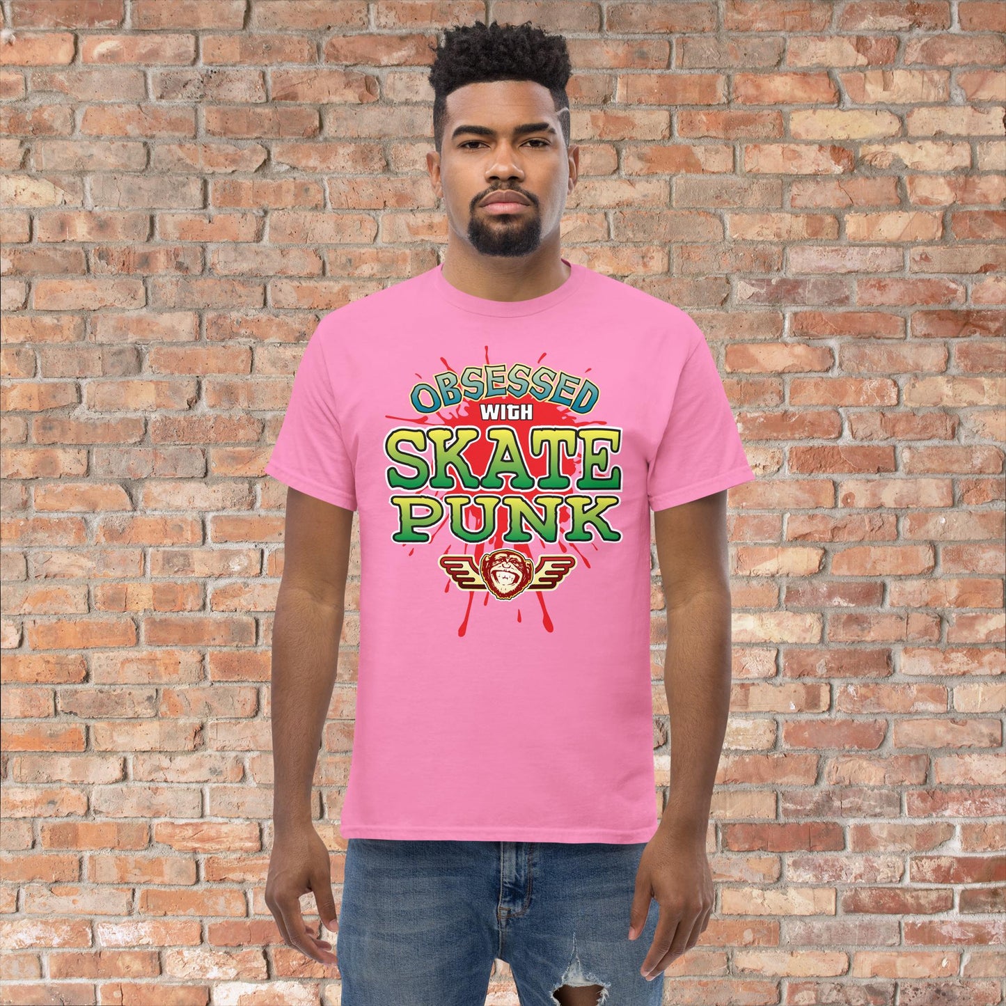 Skate Punk Obsessed Cotton T-Shirt