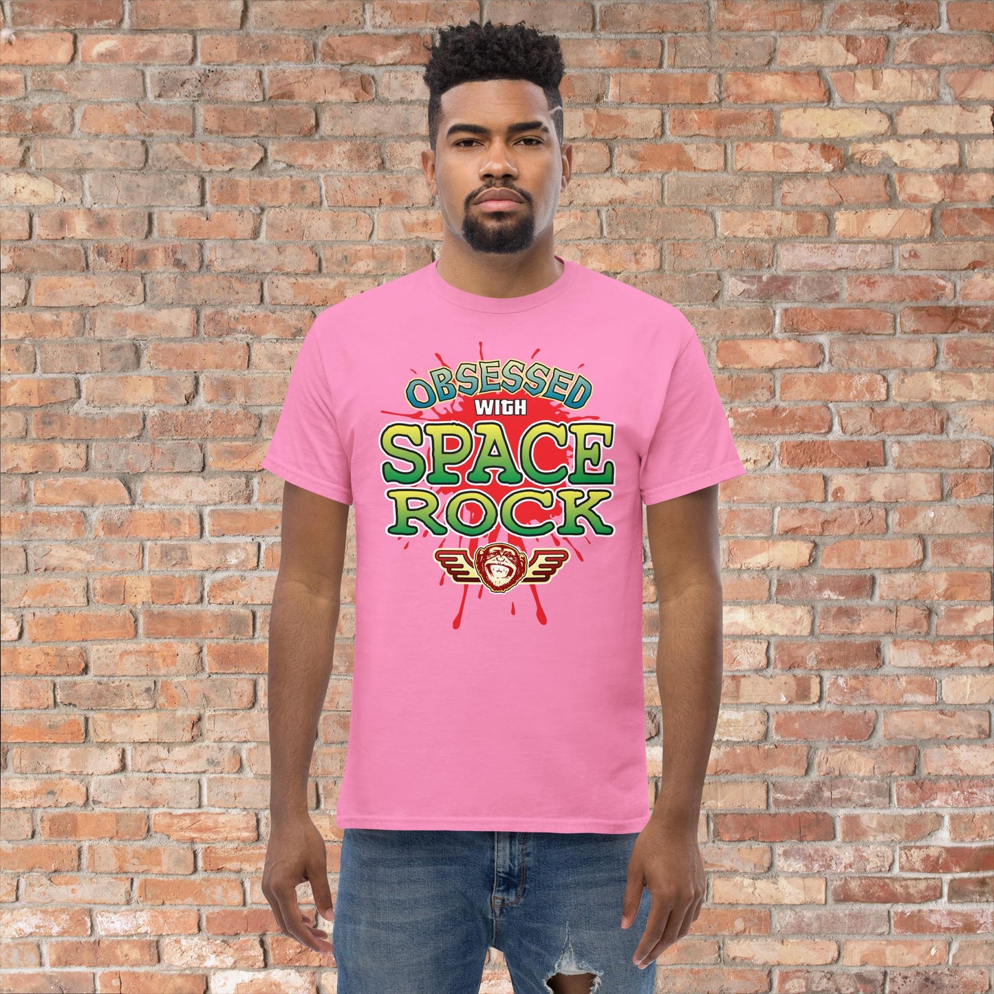 Space Rock Obsessed Cotton T-Shirt