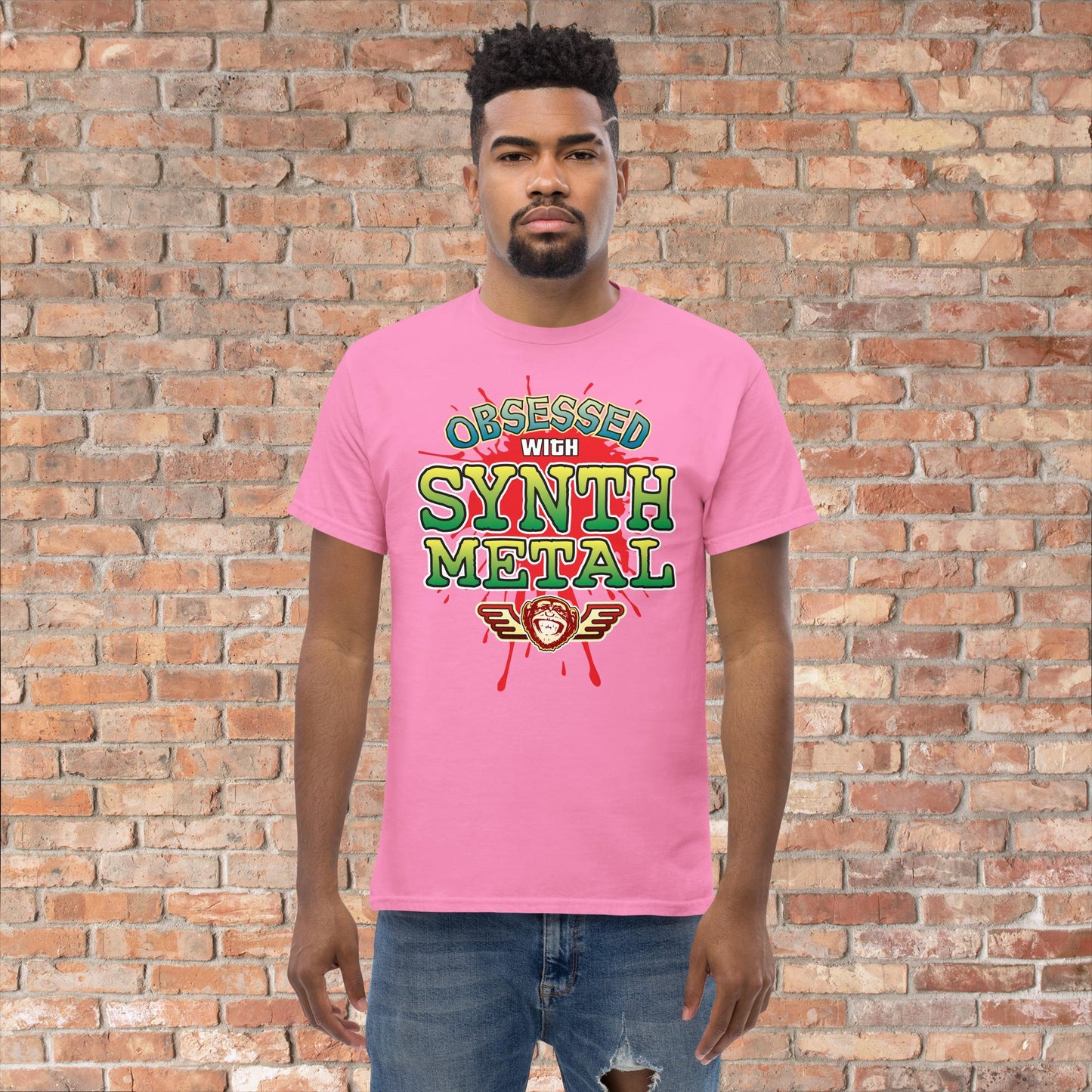 Synth Metal Obsessed Cotton T-Shirt