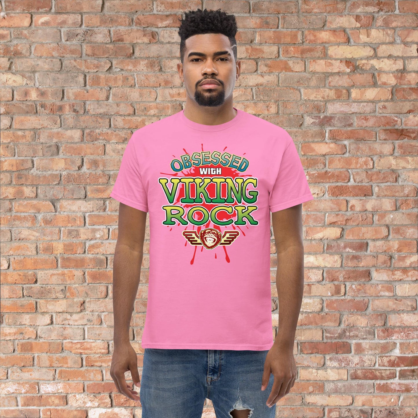 Viking Rock Obsessed Cotton T-Shirt