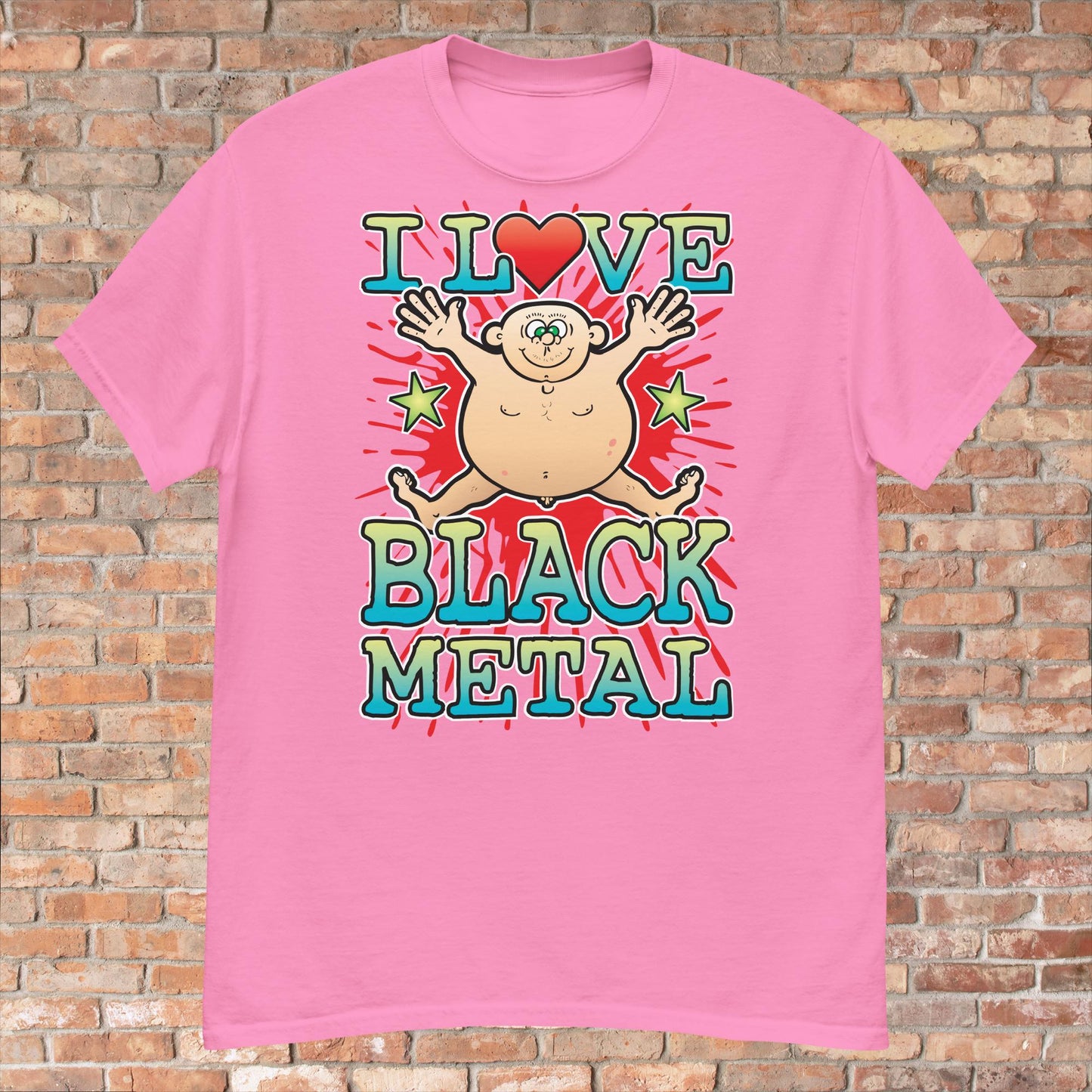 Black Metal Cotton Love Music T-Shirt