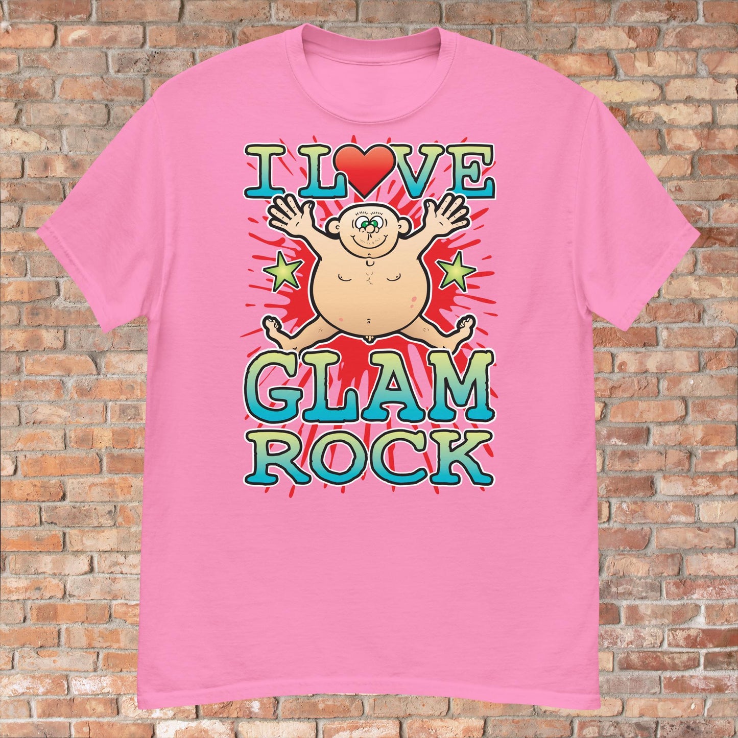 Glam Rock Cotton Love Music T-Shirt