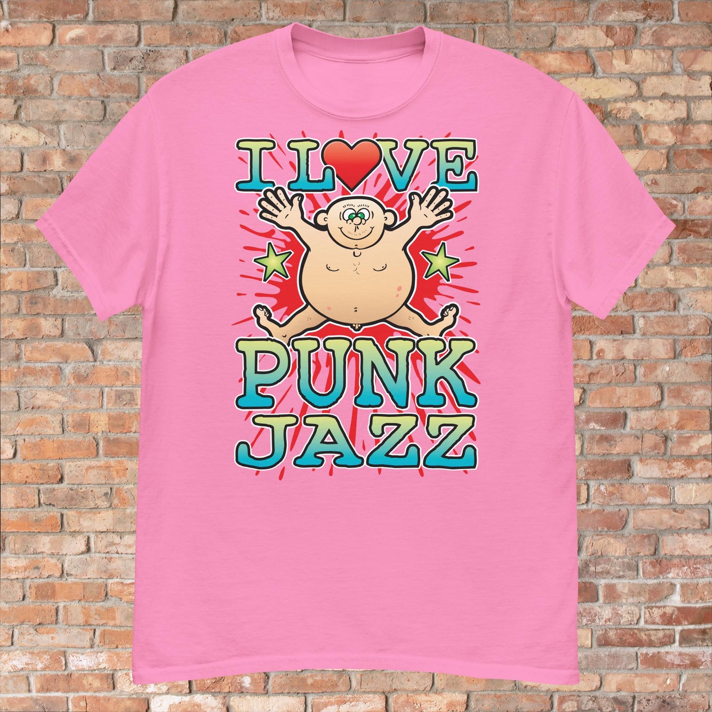 Punk Jazz Cotton Love Music T-Shirt
