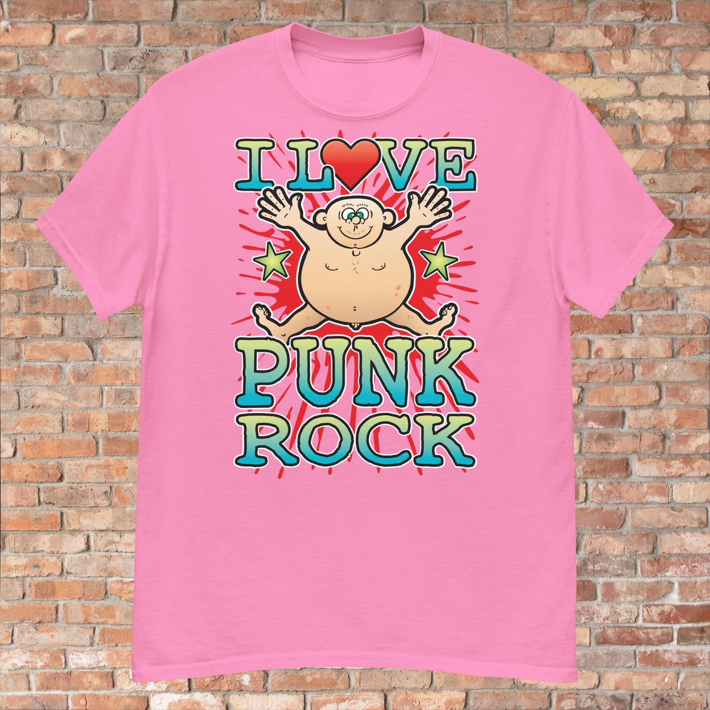 Punk Rock Cotton Love Music T-Shirt