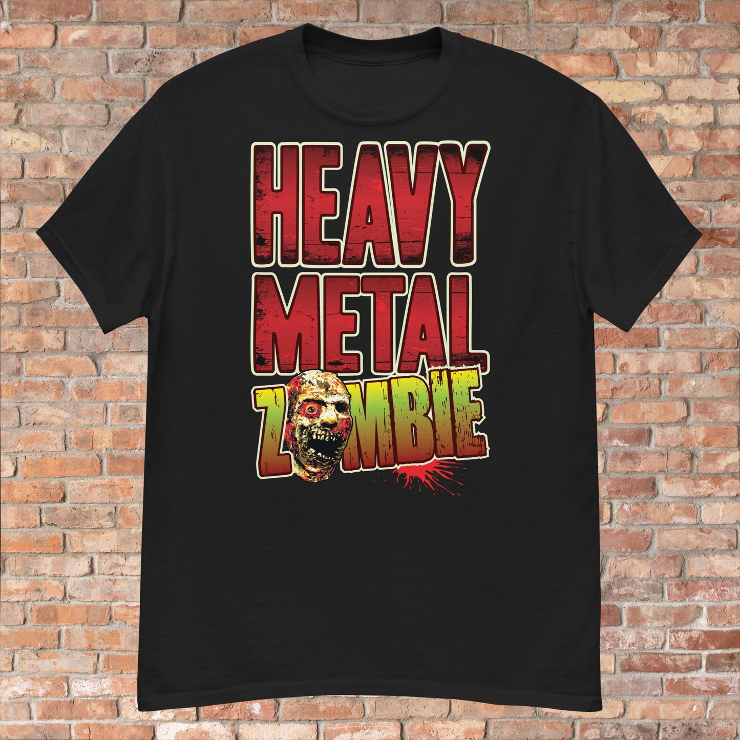 Heavy Metal Zombie Cotton T-Shirt