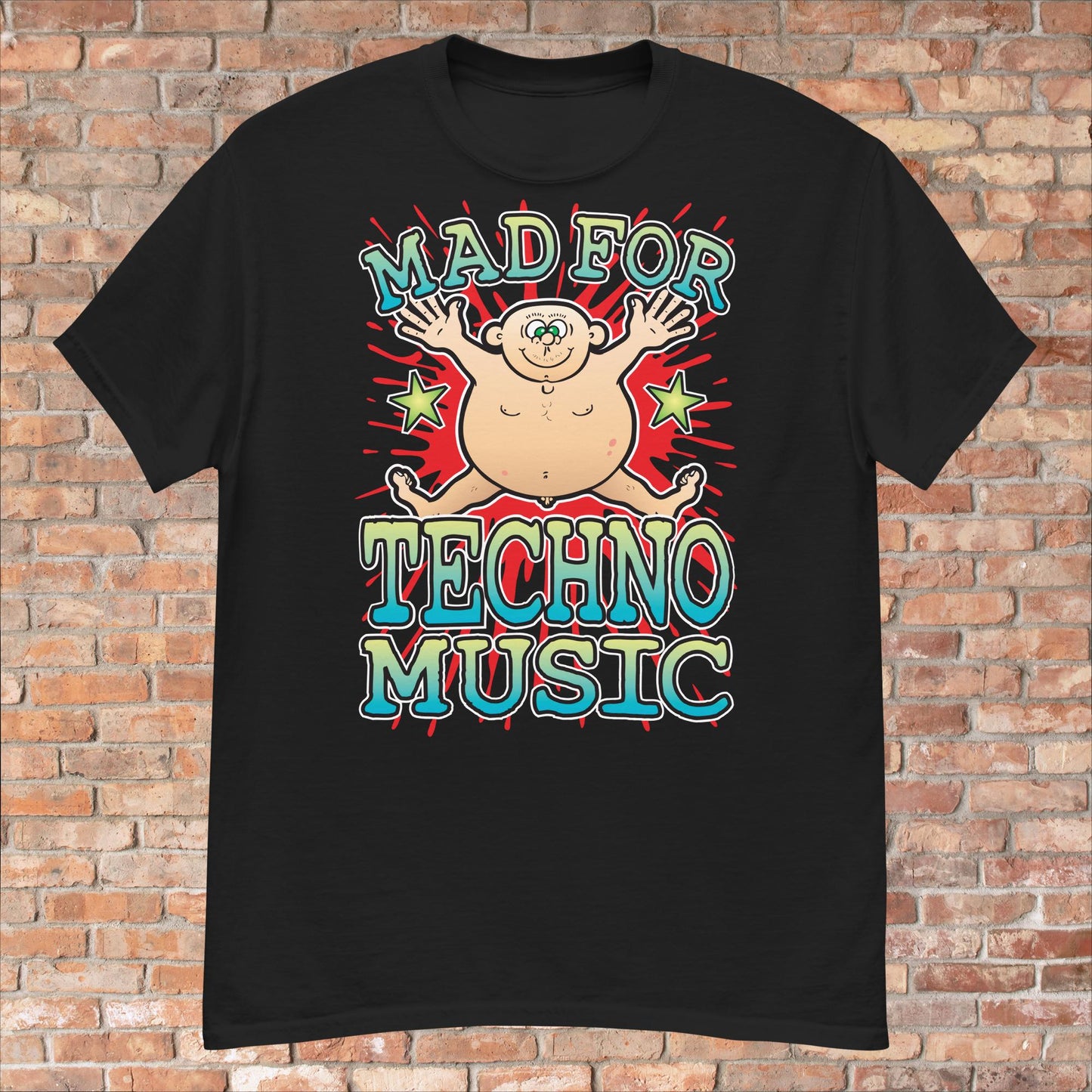 Techno Music Cotton T-Shirt
