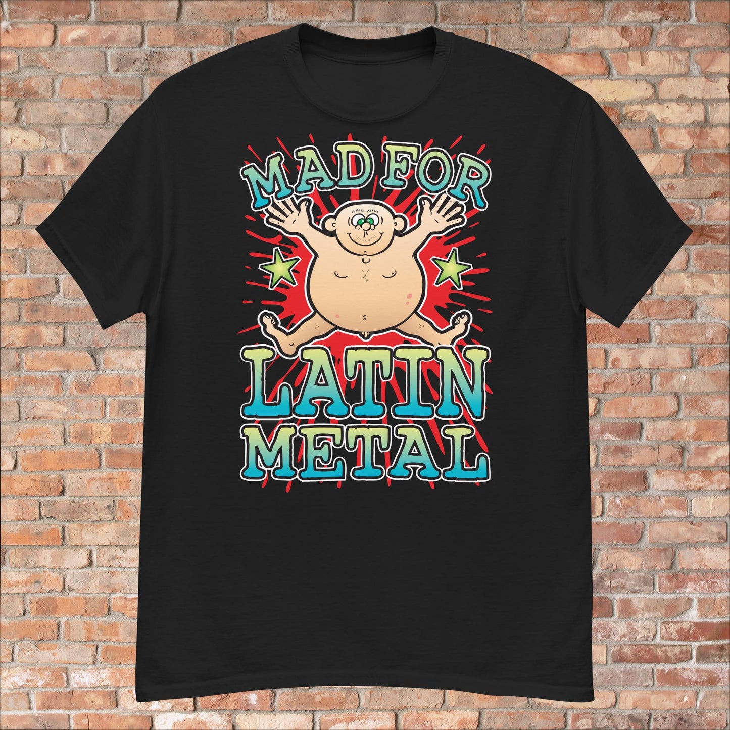 Latin Metal Cotton T-Shirt