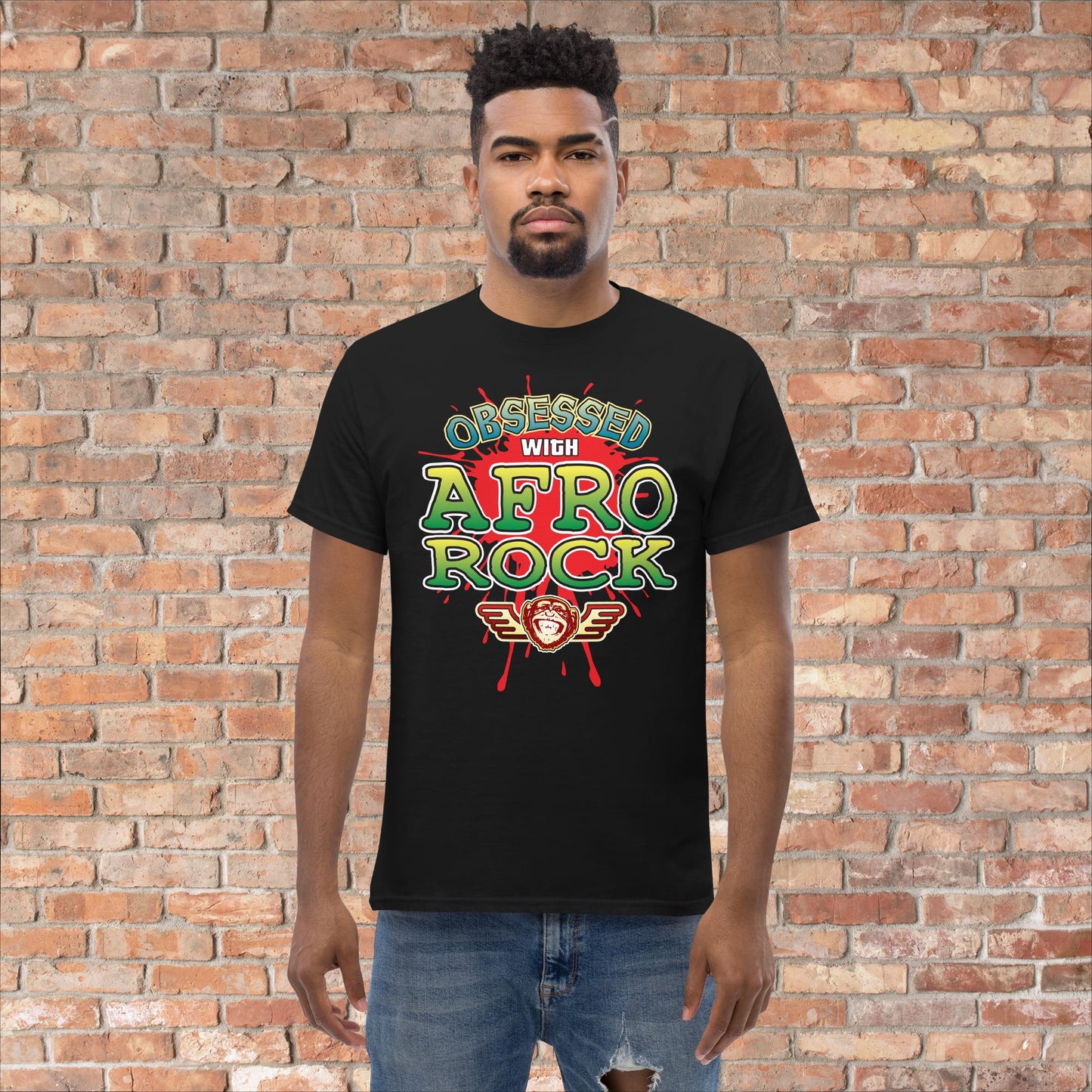 Afro Rock Obsessed Cotton T-Shirt