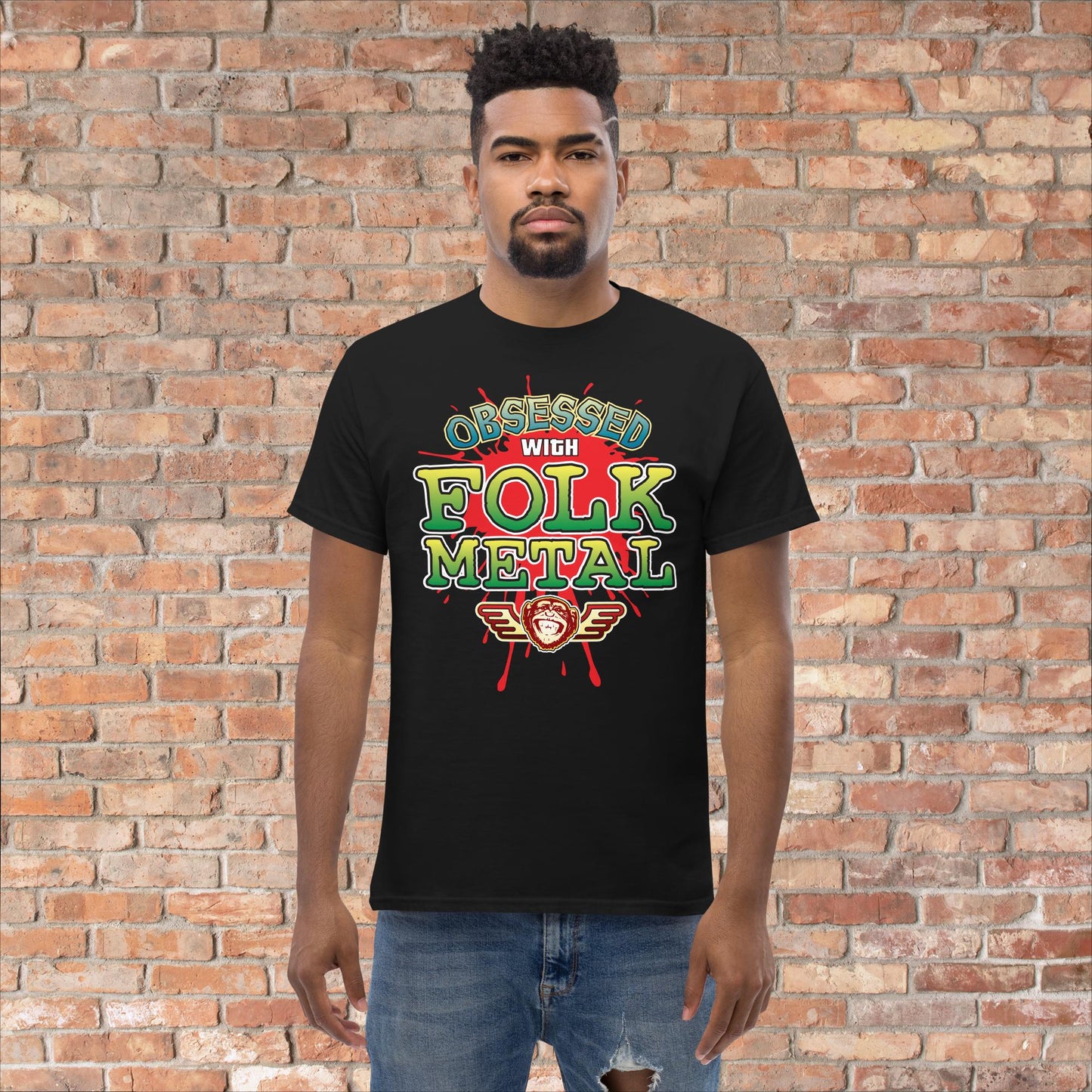 Folk Metal Obsessed Cotton T-Shirt