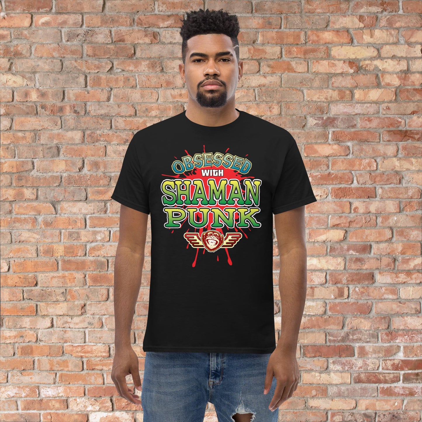 Shaman Punk Obsessed Cotton T-Shirt