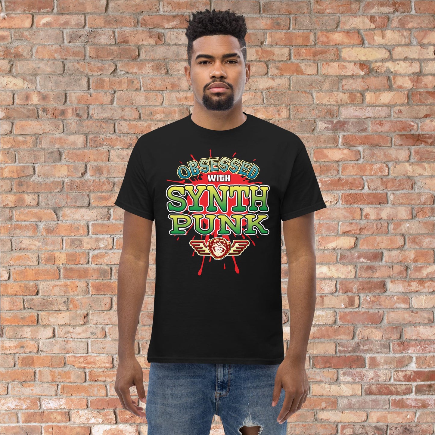 Synth Punk Obsessed Cotton T-Shirt
