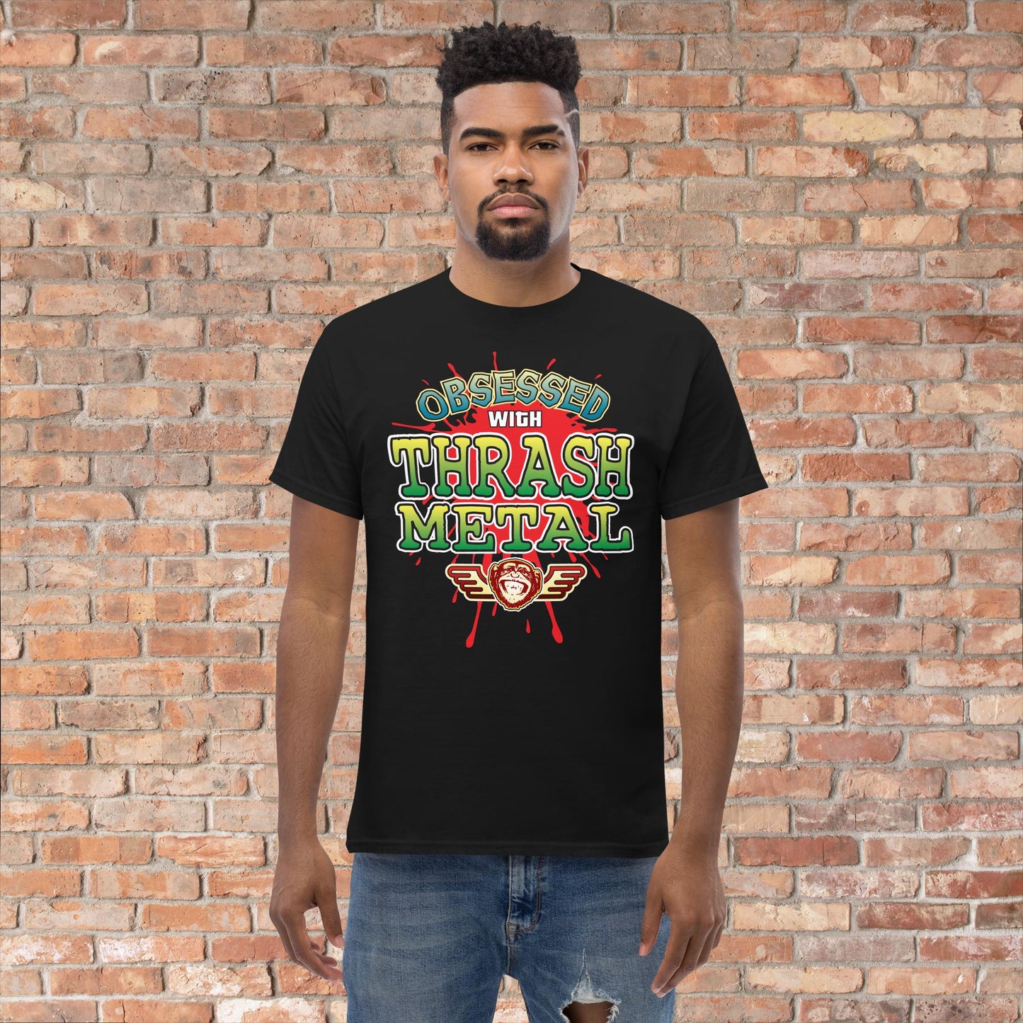 Thrash Metal Obsessed Cotton T-Shirt