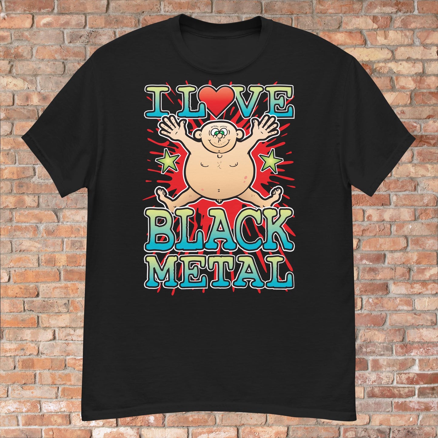 Black Metal Cotton Love Music T-Shirt