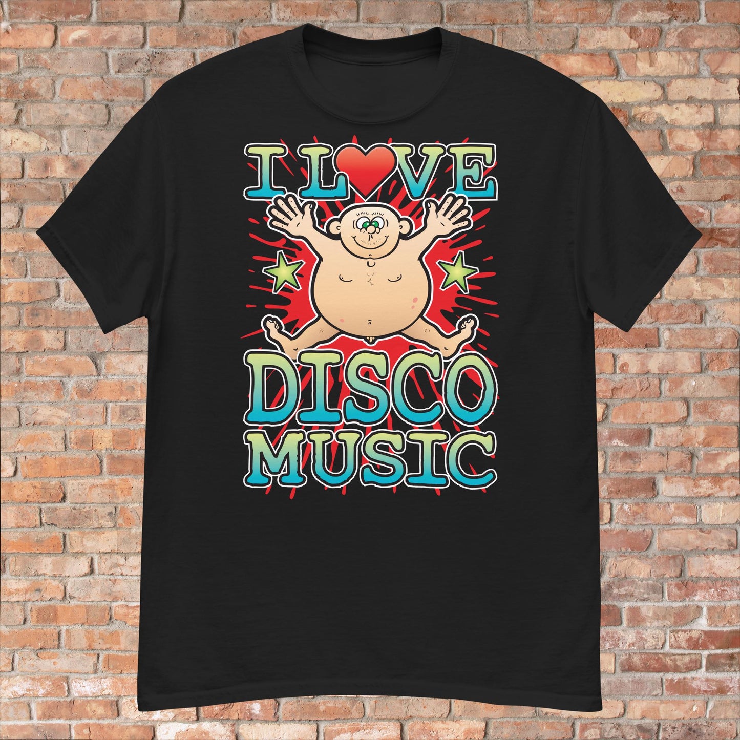 Disco Music Cotton Love Music T-Shirt
