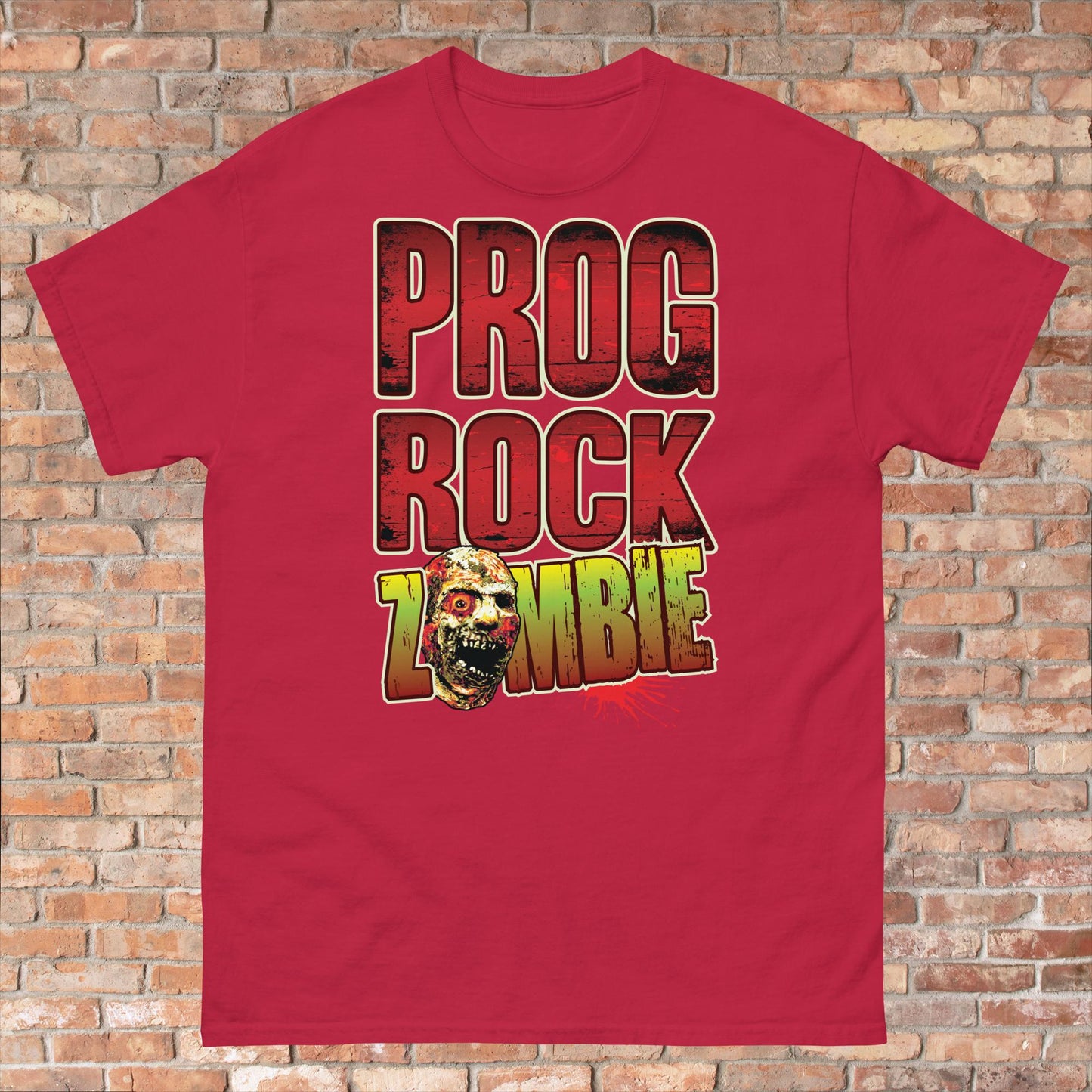 Prog Rock Zombie Cotton T-Shirt